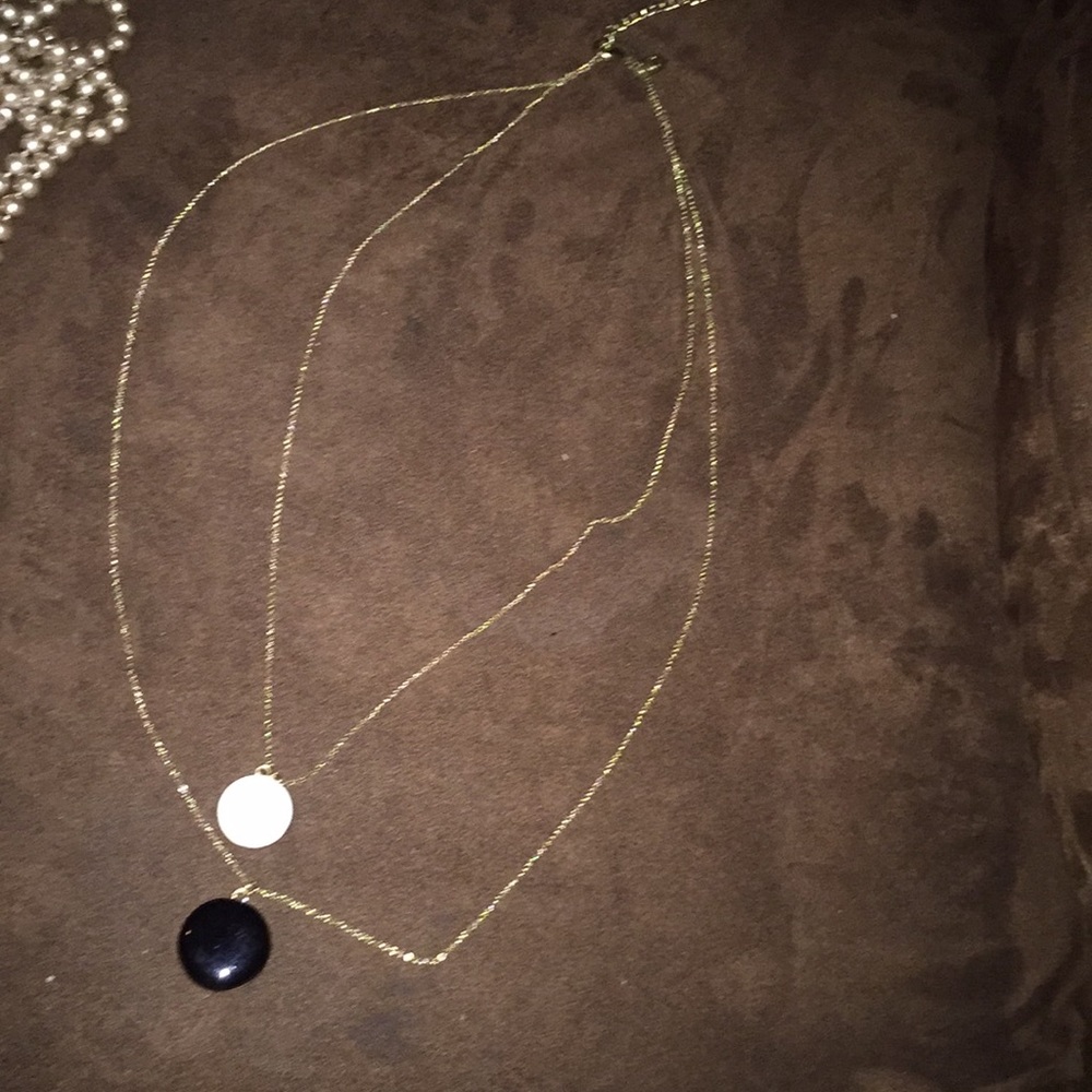 Boutique Gold double chain necklace